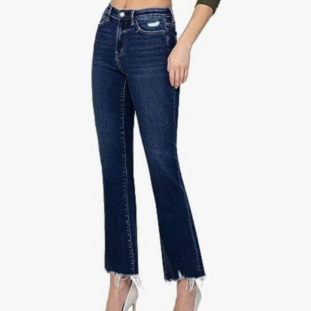 Dark Wash Bootcut Jeans – Flattering & Flared! - Picture 6 of 8
